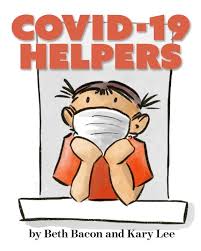 Businessman worker fight protective shield with pandemic. Covid 19 Comics Educational Graphic Medicine