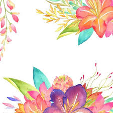 Tropical Watercolor Flower Clipart Tropic Summer Png Etsy Watercolor Flowers Flower Clipart Clip Art