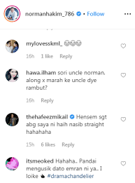 Check spelling or type a new query. Rambut Ala Ala Beruban Imej Baru Norman Hakim Buat Ramai Kata Kacak Pop Hiburan Media Terkini
