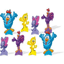 Página inicial temas festa baby galinha pintadinha. Enfeite Decoracao De Mesa Galinha Pintadinha 08 Unidades Festcolor Festa Express