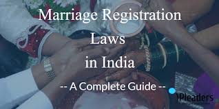 Registration of marriages (general) everyone other than where both parties are muslims, can register their marriage under marriage (general) registration ordinance. Marriage Registration Laws In India Complete Legal Guidelines