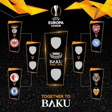 In 62 matches scored 104 goals, an average of 1.68. Europa League Quarter Final Draw Revealed Arsenal Vs Napoli Slavia Prague Vs Chelsea Villarreal Vs Valencia Benfica Vs Eintra Eintracht Frankfurt Eintracht