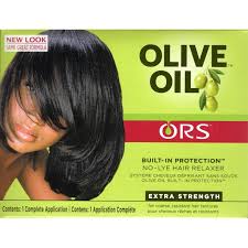 It is a home relaxer kit containing three components, hair conditioner, hair cream, and keratin serum. Organic Root Stimulator Olive Oil Built In Protection No Lye Hair Relaxer Lady Edna