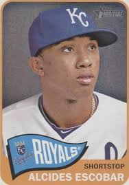 Topps Alcides Escobar Baseball Kansas City Royals Sports Trading Cards for  sale