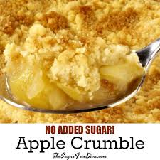 Sugar Free Apple Crumble Sugarfree Apple Crumble Pie Diabetic Recipe Sugar Free Apple Crumble Sugar Free Recipes Sugar Free Apple Pie