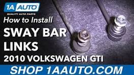 How to Replace Front Sway Bar Links 07-14 Volkswagen GTI