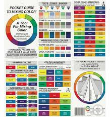 color guide in 2019 paint color wheel color mixing chart