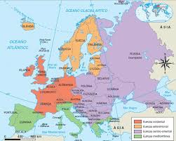 Desde el colapso del comunismo en esos países, a finales. Mapa Da Europa Mapa Politico Mapa Fisico Mapa Dos Pontos Turisticos