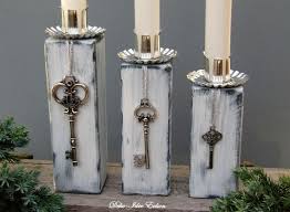 Kerzenstander Set Shabby Schlussel Shabby Deko Weihnachtsdekoration Weihnachtsdeko