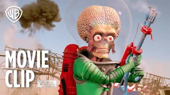 Mars Attacks! 4K | Martian First Contact Scene | Movie Clip | Warner Bros.  Entertainment