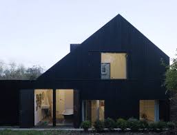 { 2 } small house black sheds (via johannes norlander | photo by rasmus norlander) 20 Dramatic Home Exteriors Proving Black Is The New Black