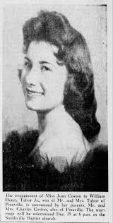 Engagement of Joan Coston and William Tabor Jr