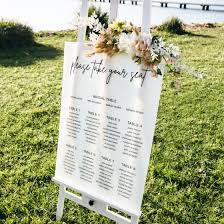 Printed A1 Size Wedding Welcome Sign Wedding Seating Chart