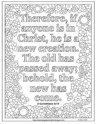 2 corinthians 12:9 coloring pages. Coloring Pages For Kids By Mr Adron Free Print And Color Page For Lent Day 15 With 2 Corinthians 5 17
