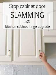 Put on a respirator and shake the can. At Home With The Barkers Kitchen Cabinet Hinge Upgrade Diy