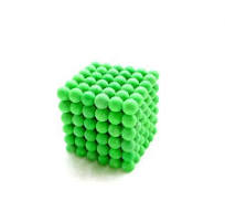 216Pcs/Set 5mm Luminous Magnetic Balls Building Block Educational Toy -  Green