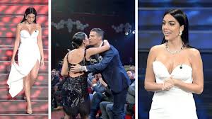 Her birthday, what she did before fame, her family life, fun trivia facts, popularity rankings, and more. Cristiano Ronaldo Fiancee Georgina Rodriguez At Sanremo Music Festival Youtube
