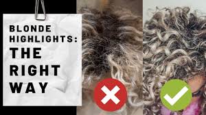 Curly Ash Blonde Highlights The Right Way Asmr Vibes Youtube