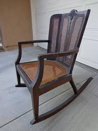 Handsome Victorian Style Cane Rocker Rocking Chair By Dejavudecors Rocking Chair Rocking Armchair Antique Armchairs