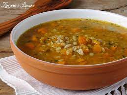 La ricetta ingredienti per 4 persone. Minestra Di Orzo E Zucca Ricetta Semplice Zenzero E Limone
