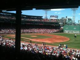 Fenway Park Section Grandstand 12 Row 11 Seat 1 Boston
