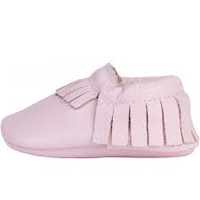 birdrock baby moccasins premium soft sole leather boys and girls shoes for infants babies toddlers infant 0 6 months us 2 light pink