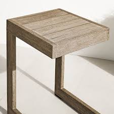 Portside Outdoor C Shaped Side Table In 2020 Side Table Farmhouse Side Table Chair Side Table