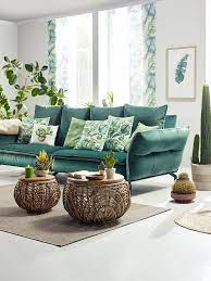 Megasofa In Grun Mit Kissen Online Kaufen Diy Furniture Couch Green Sofa Couch