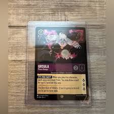 Disney Lorcana Legendary Ursula Foil.