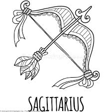 Cute Horoscope Sagittarius Sign Coloring Pages Free To Download Coloring Coloringbook Coloringpages Zodiacsi Zodiac Signs Colors Coloring Pages Sagittarius