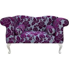 Match your unique style to your budget with a brand new purple floral accent chairs to transform the look of your room. Purple Floral 2 Seater Chaise Sofa Chair Purple Furniture Chaise Sofa Purple Accent Chair