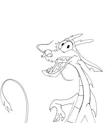 Coloring pages of mulan.mulan is a young princess who enlists to save her father from conscription while disguising herself as a man. Mushu Coloring Page Coloring Home