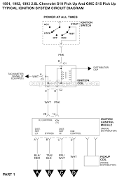 Related manuals for chevrolet 2002 s10 pickup. 1991 1993 2 8l Chevy S10 Ignition System Circuit Diagram