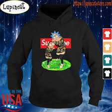 Your favorite alcoholic sociopath and his idiot grandson have gotten into some trouble, dawg. Official Supreme Rick And Morty Shirt Hoodie Sweater Long Sleeve And Tank Top