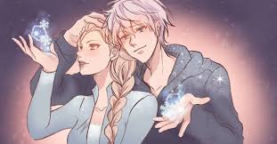 Elsa And Jack Frost Jelsa Frozen 2 Rotg By Kyokung555 Instagram Elsa Anime Jelsa Fanart Jack Frost