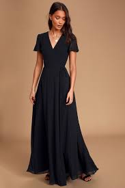You Re My Everything Black Short Sleeve Wrap Maxi Dress Maxi Dress Formal Black Maxi Dress Formal Maxi Dress