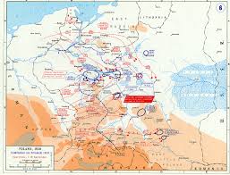 Map Of German Campaign In Poland September 1939