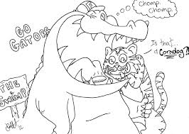Coloring also helps to learn about colors and honing fine motor skills. Gator Coloring Sheets For Kids Lsu Week