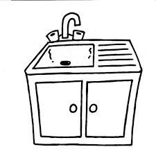 La cocina es una de las partes de la casa. Muebles Para Colorear Descargar E Imprimir Mobiliario Colorear Imagenes