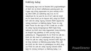 Choose one of the browsed kabilang buhay bandang lapis lyrics lyrics, get the lyrics and watch the video. Kabilang Buhay Lyrics By Bandang Lapis Youtube