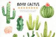 Choose from 990+ watercolor cactus graphic resources and download in the form of png, eps, ai or psd. Boho Cactus Watercolor Clip Arts Pre Designed Photoshop Graphics Creative Market