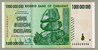 Об этом сообщила в субботу газета bild со ссылкой на неназванные источники. Simbabwe 1 Billion Dollar Banknote Bill Money Inflation Record Currency Note Amazon De Kuche Haushalt
