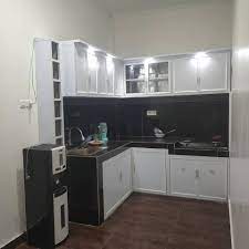These aluminum kitchen set come in varied designs, sure to complement your style. Kitchen Set Aluminium Acp Jaya Mandiri Alumunium Facebook