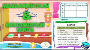 Apr 04, 2017 · lebih ringan. Materi Kelas 1 Sd Matematika Tema 8 Membandingkan Dan Mengurutkan Benda Dengan Satuan Tidak Baku Youtube