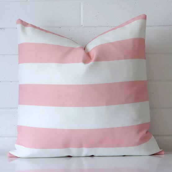 Pink Cabana Stripe Design, AI generated