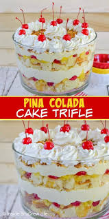Pina Colada Cake Trifle Trifle Recipe Desserts Delicious Desserts