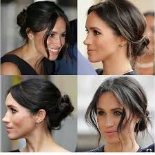 Bun Hairstyles For Long Hair Meghan Markle Hair Bun Hairstyles