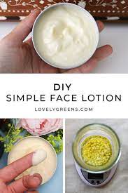 Aloe vera, sweet almond oil, jojoba oil, vegetable glycerin. Simple Face Lotion Recipe Diy Instructions Lovely Greens