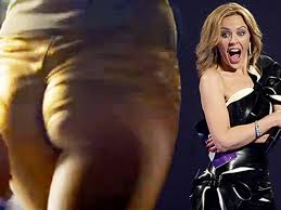 Minogue's gold hotpants, that she donned for the video clip for spinning around in 2000, are now a museum piece. Kylie Minogue Bum Singer Says Her Rear Has Gone South Mirror Online