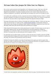 Juega online en todas las categorías, descubre mini juegos online que te apasionarán. Como Saber Que Juegos De Video Son Los Mejores